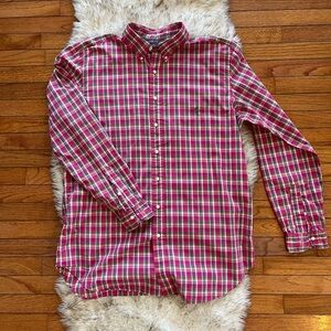 Ralph Lauren Red Plaid Button-Down Shirt